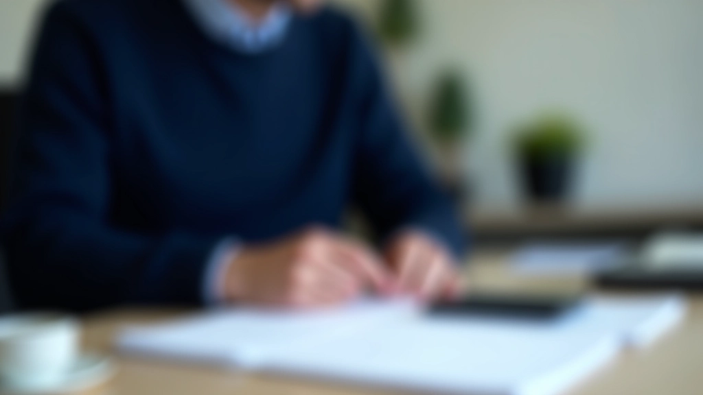 Renteneintritt Berechnung mit Tabellen und Stift auf Schreibtisch