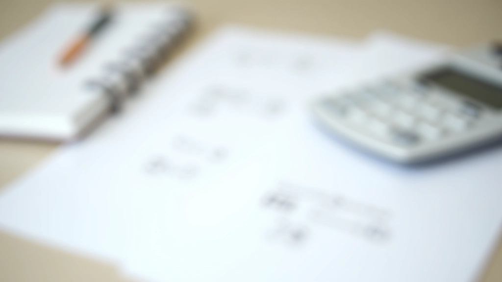 Mathematische Formeln und Rentenpunkte auf Papier, Taschenrechner und Diagramm